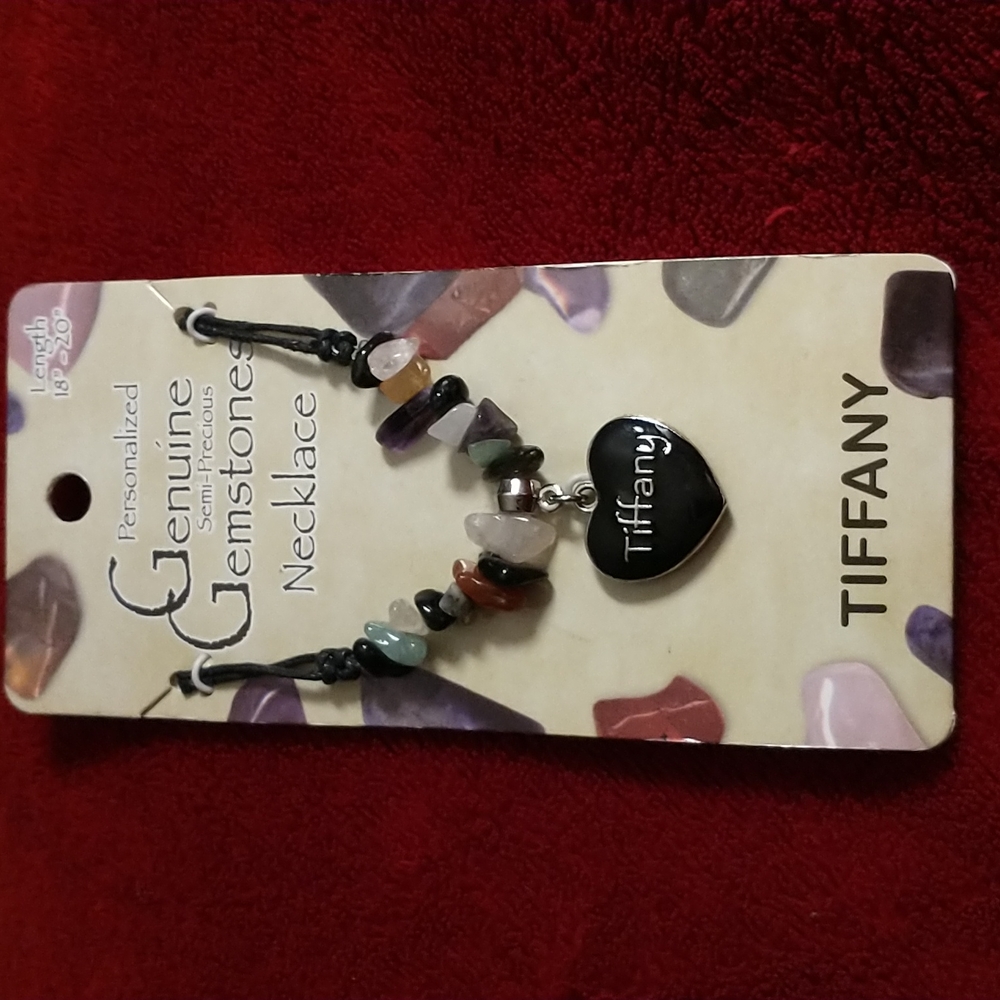 Semi precious gemstones necklace